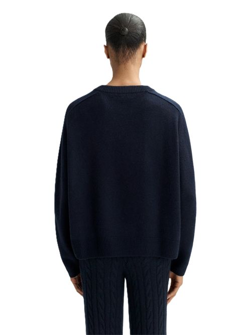 Boyfriend crewneck Oversized cashmere crewneck Soft Goat Soft Goat | FW25SF20055NAVY